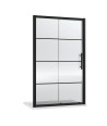 Hudson Reed Apex 1400mm Sliding Shower Door, 8mm Glass, Stylish Sliding Door Shower Enclosure, Matt Black