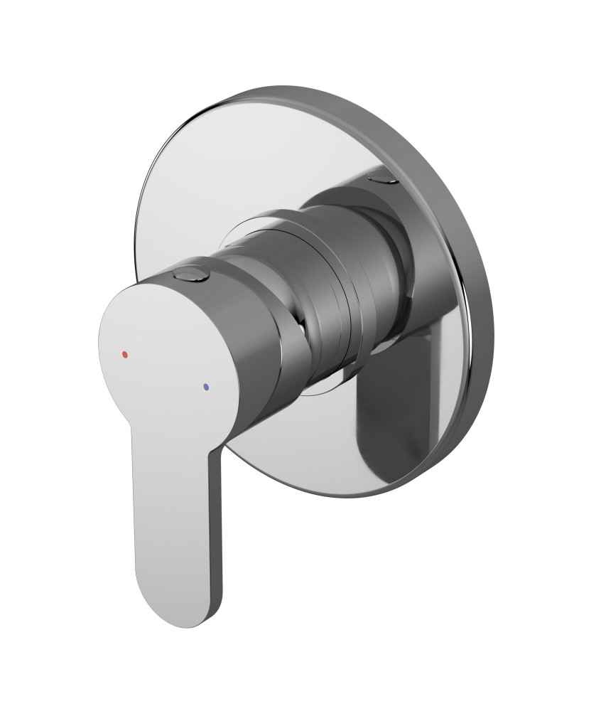 Nuie Arvan Single Handle Manual Concealed Shower Valve - Chrome