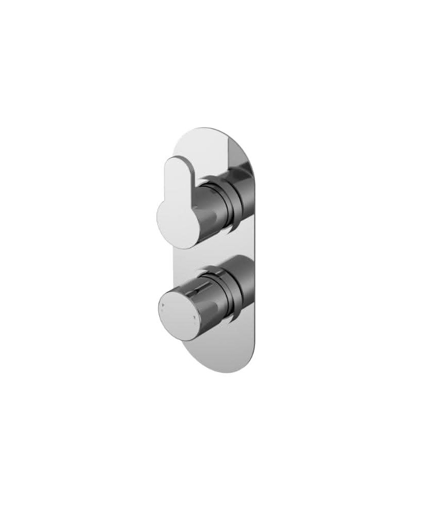 Arvan Twin Thermostatic Valve W/DIV