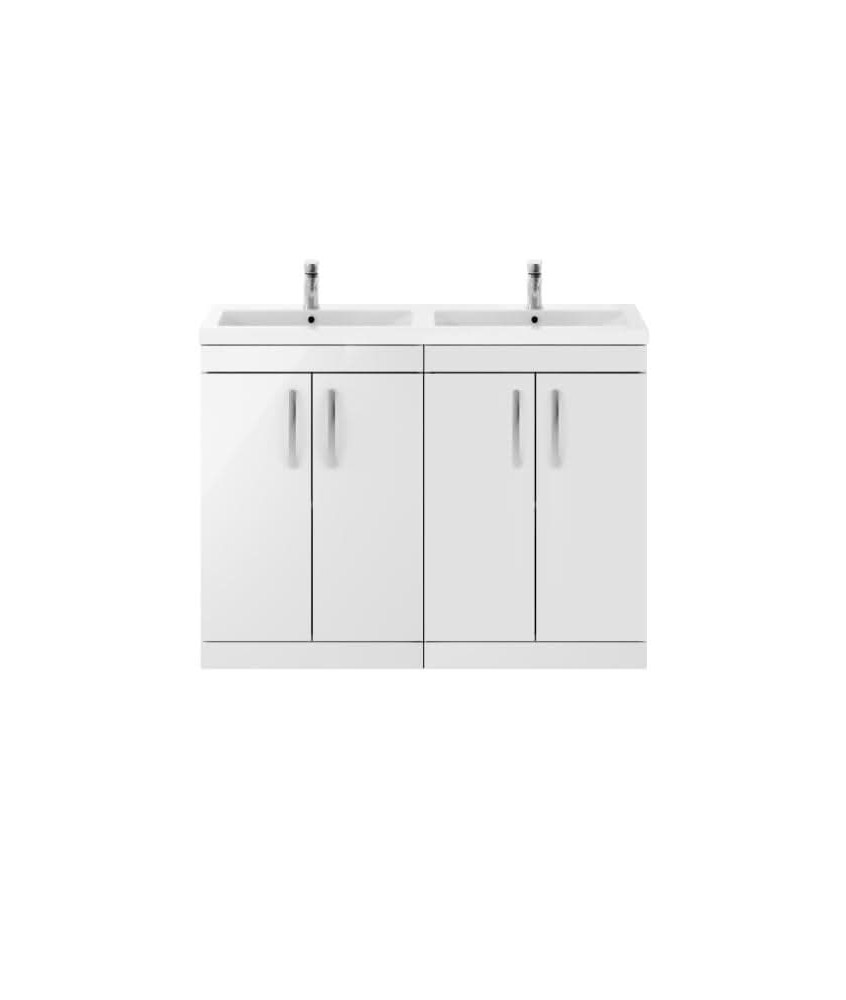 1200 FS 4-Door Vanity & Double Basin