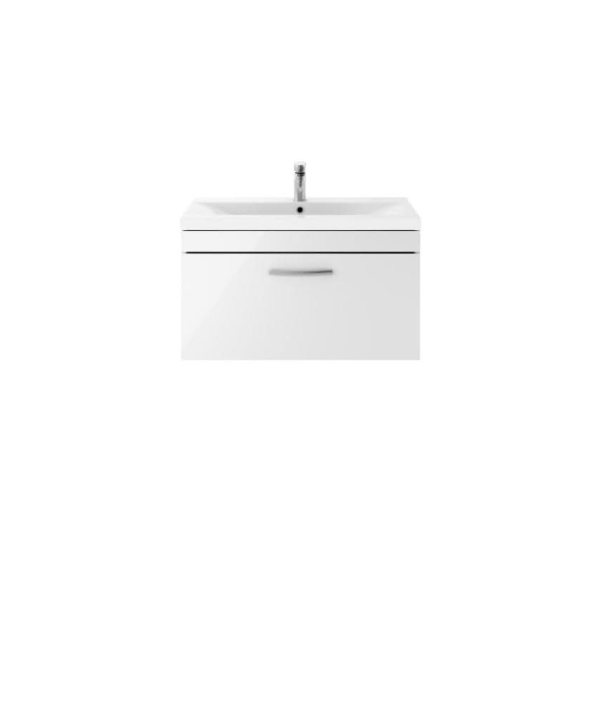 800 WH Single Drawer Vanity & Basin 1