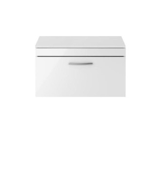 800 WH Single Drawer Vanity & Worktop