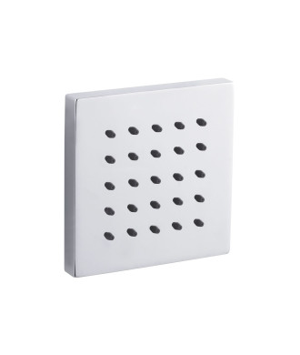 Hudson Reed Square Body Jet Shower Accessories in Chrome, Modern Showers for Stylish Bathrooms