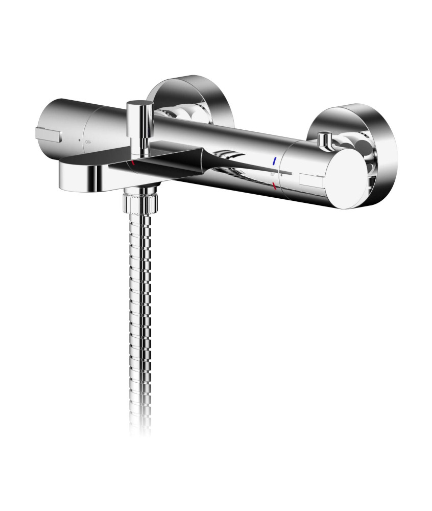 Nuie Binsey Thermostatic Bath Shower Mixer Tap - Chrome