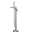 Nuie Binsey Freestanding Bath Shower Mixer Tap with Shower Kit - Chrome