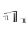 Nuie Binsey 3-Hole Bath Filler Tap - Chrome