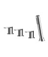 Nuie Binsey 4-Hole Bath Shower Mixer Tap - Chrome