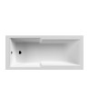 Nuie Single Ended Shower Bath - 1700mm x 750mm - White