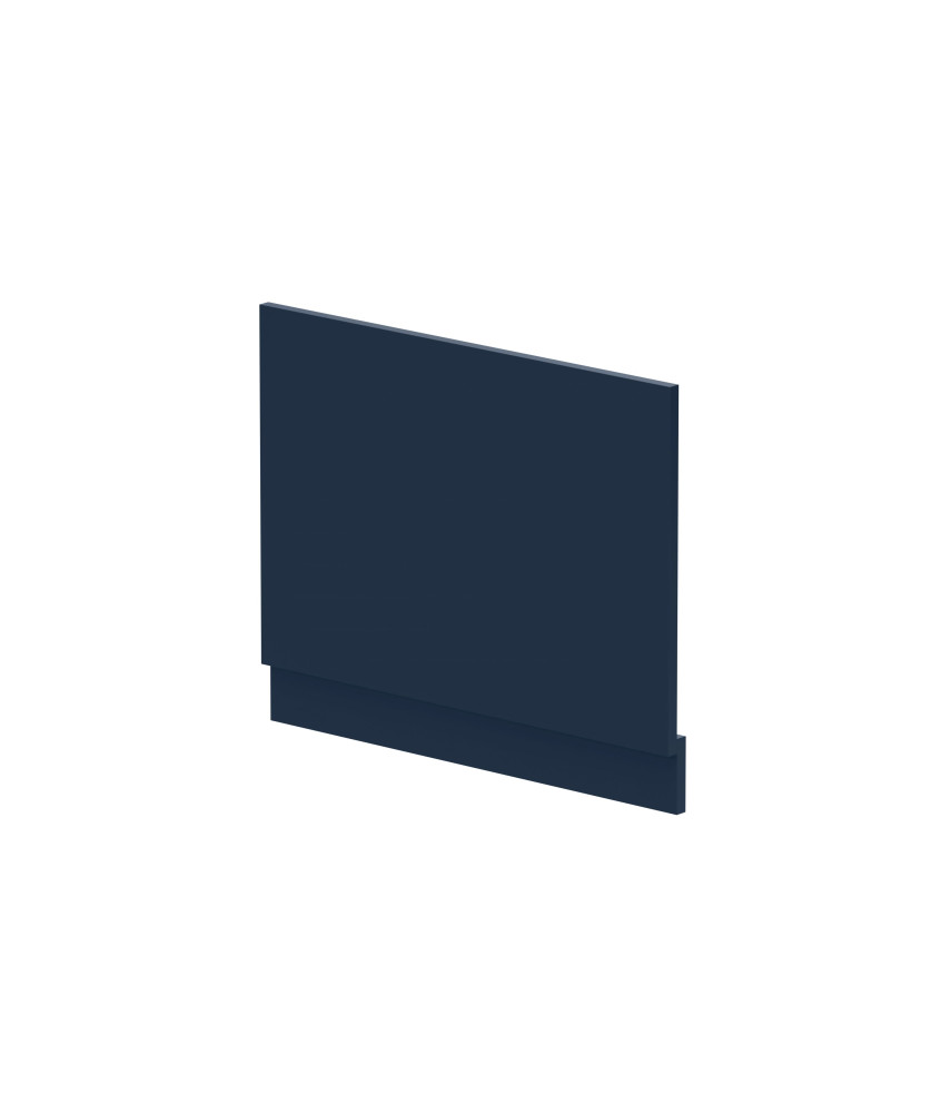 Nuie Waterproof Shower Bath End Panel, Midnight Blue Bath Shower Panel for Straight Baths, 700mm