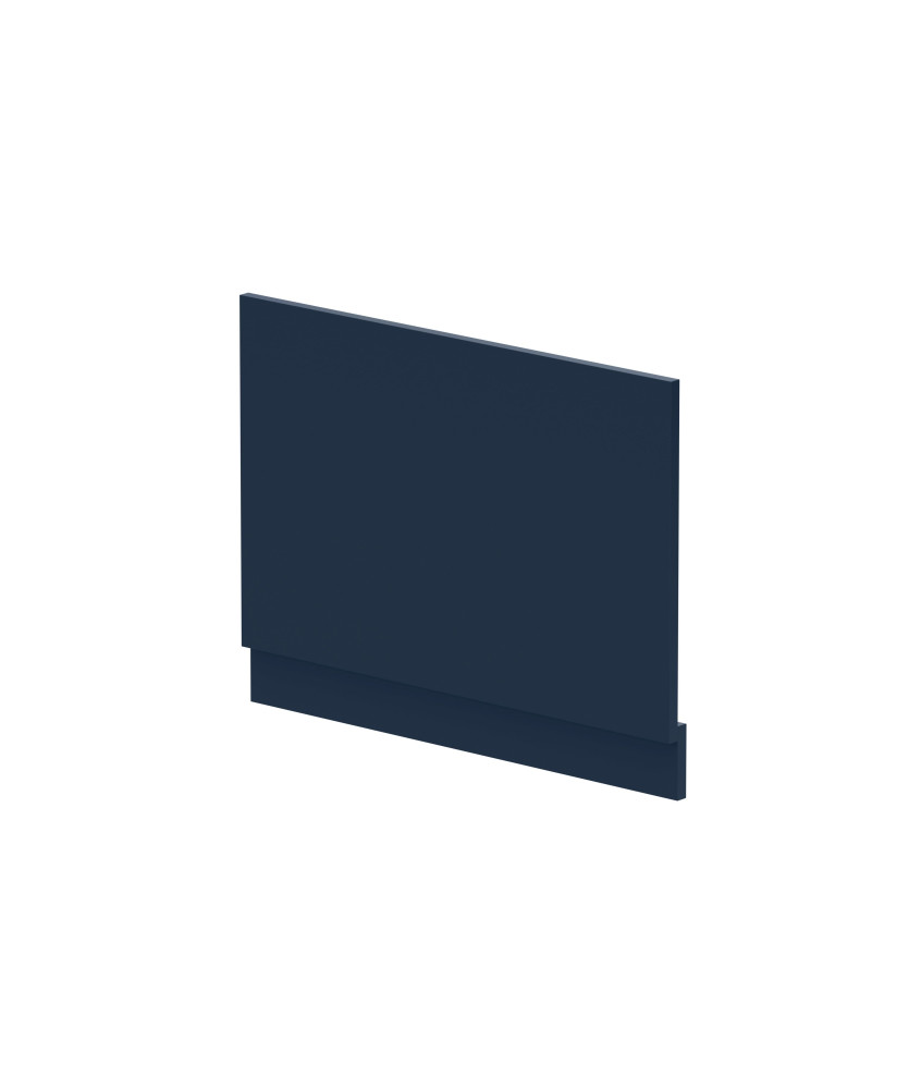 Nuie Waterproof Shower Bath End Panel, Midnight Blue Bath Shower Panel for Straight Baths, 750mm