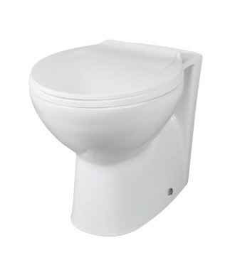 Nuie Melbourne Back To Wall Toilet - White