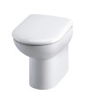 Nuie Lawton Comfort Height Back To Wall Toilet - White