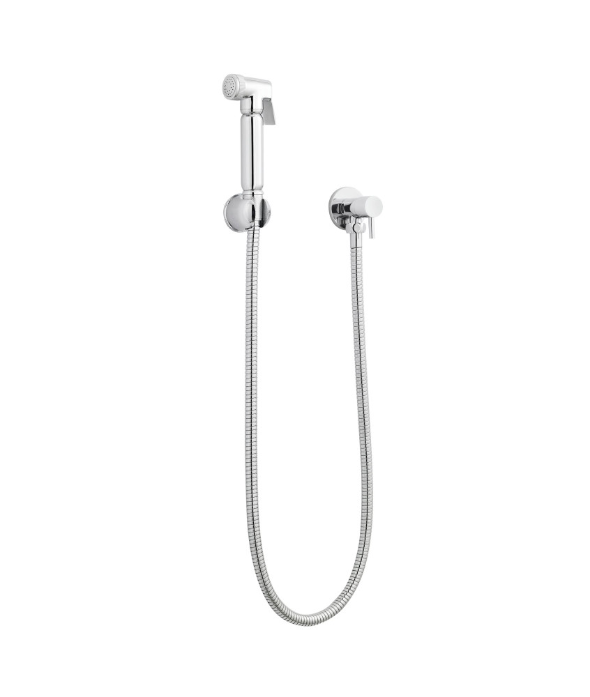 Nuie Douche Spray Kit With Handset Holder And Manual Valve - Chrome