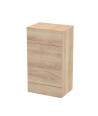 Hudson Reed Fusion WC Unit (355mm Deep), Stylish Bathroom Storage Unit, Bleached Oak, 500mm