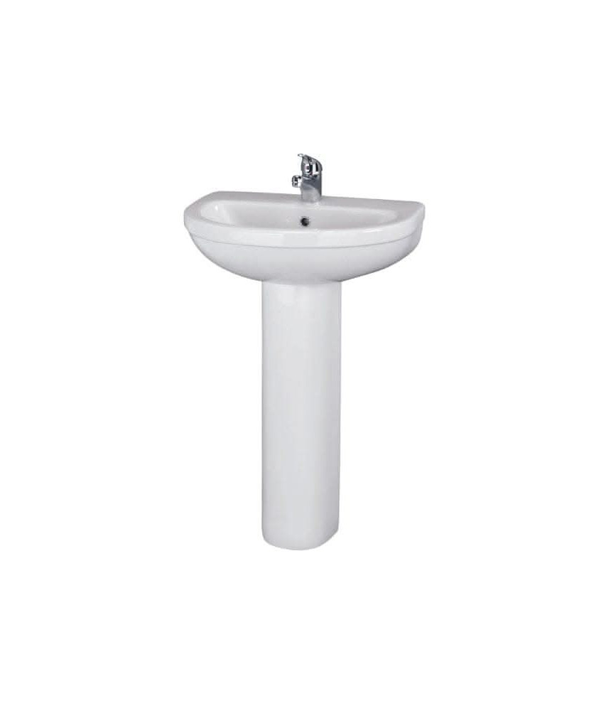 Ivo 550mm 2TH Basin & Pedestal