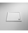 AQUALUX 3mm Pivot Door & Side Panel - 800mm - With Tray & Waste