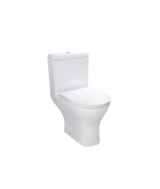 Palma Ceramic Close Coupled Toilet - White