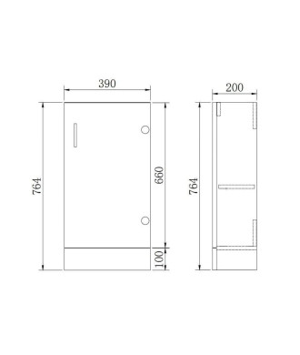 iBathUK Arden Toilet & 400mm Slimline Sink Cabinet Cloakroom Set, Close Coupled Toilet Pan, Gloss White Vanity Unit with Sink