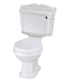 Nuie Legend Close Coupled Toilet With Cistern And Standard Close Seat - White