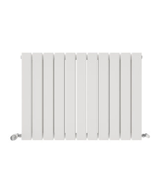 iBathUK Apex Horizontal Double Panel Slim Flat Radiator, Wall Mounted Designer Radiator, High Heat Output, Matt Anthracite, 6...