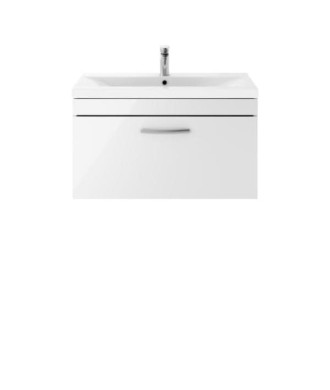 800 WH Single Drawer Vanity & Basin 4