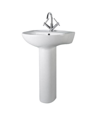 Melbourne 2TH Large Basin & Pedestal