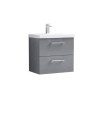 600 WH 2-Drawer Vanity & Basin 3
