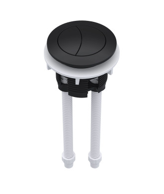 Nuie Cistern Push Button, urable Toilet Accessories for Bathroom in Matt Black