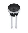 Nuie Cistern Push Button, urable Toilet Accessories for Bathroom in Matt Black