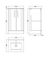 500 FS 2-Door Vanity & Basin 2