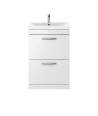 600 FS 2-Drawer Vanity & Basin 4