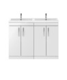 1200 FS 4-Door Vanity & Double Basin