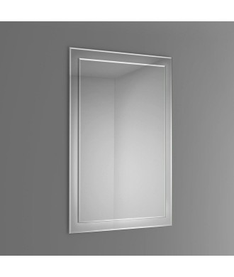 iBathUK Sienna Bevelled Frameless Bathroom Mirror - Silver