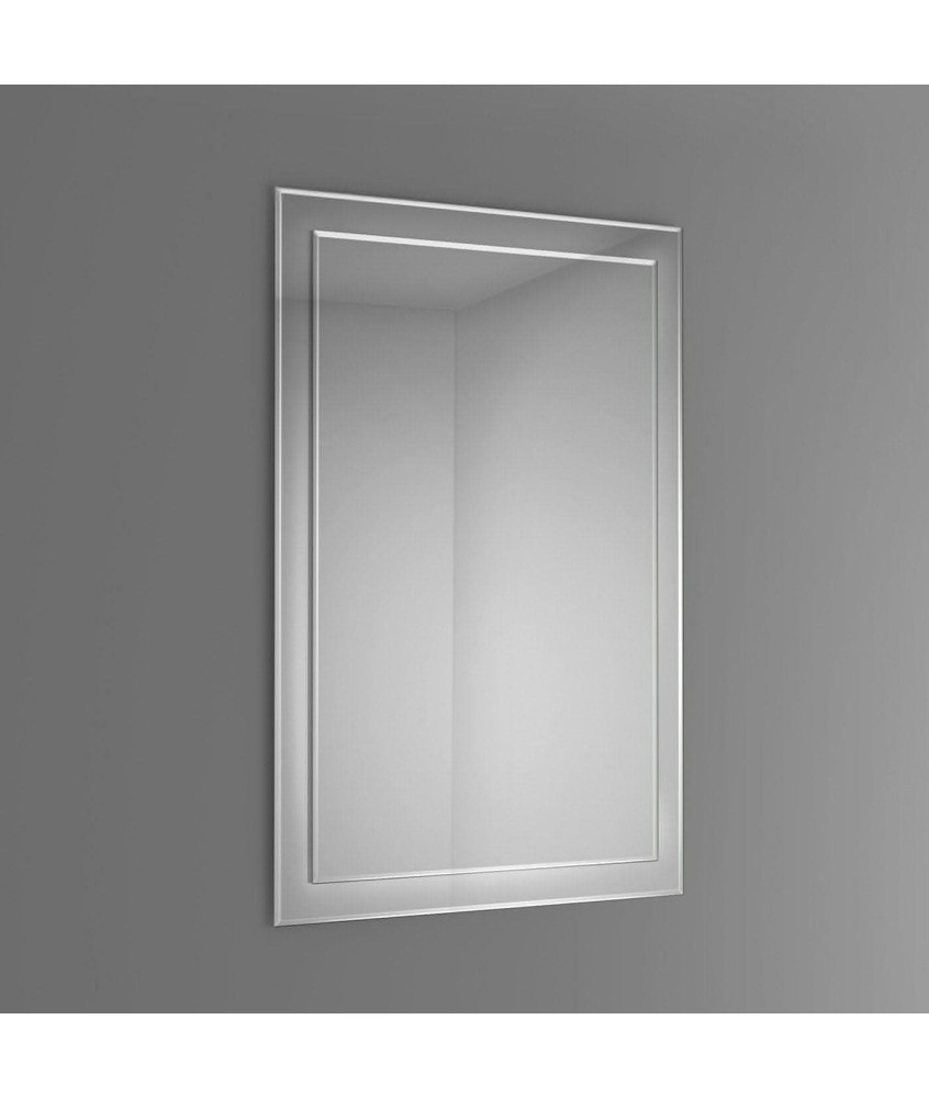 iBathUK Sienna Bevelled Frameless Bathroom Mirror - Silver