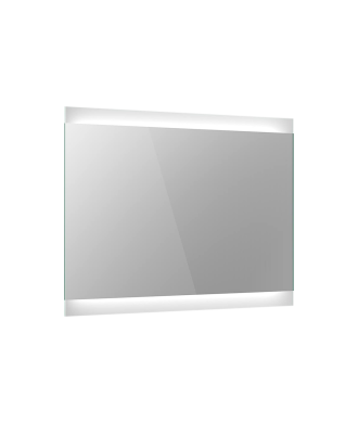 iBathUK Averra LED Illuminated Bathroom Mirror with Demister Pad & Sensor Control - White