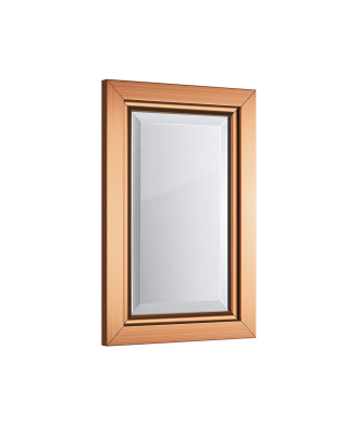 iBathUK Mirana Copper Bevelled Framed Bathroom Mirror - Silver