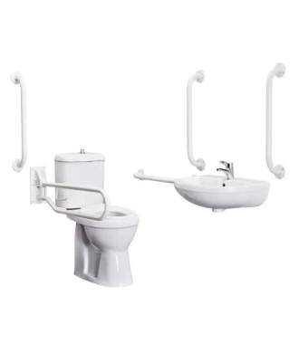 Nuie Doc M Pack Including WC & Basin with Grab rails