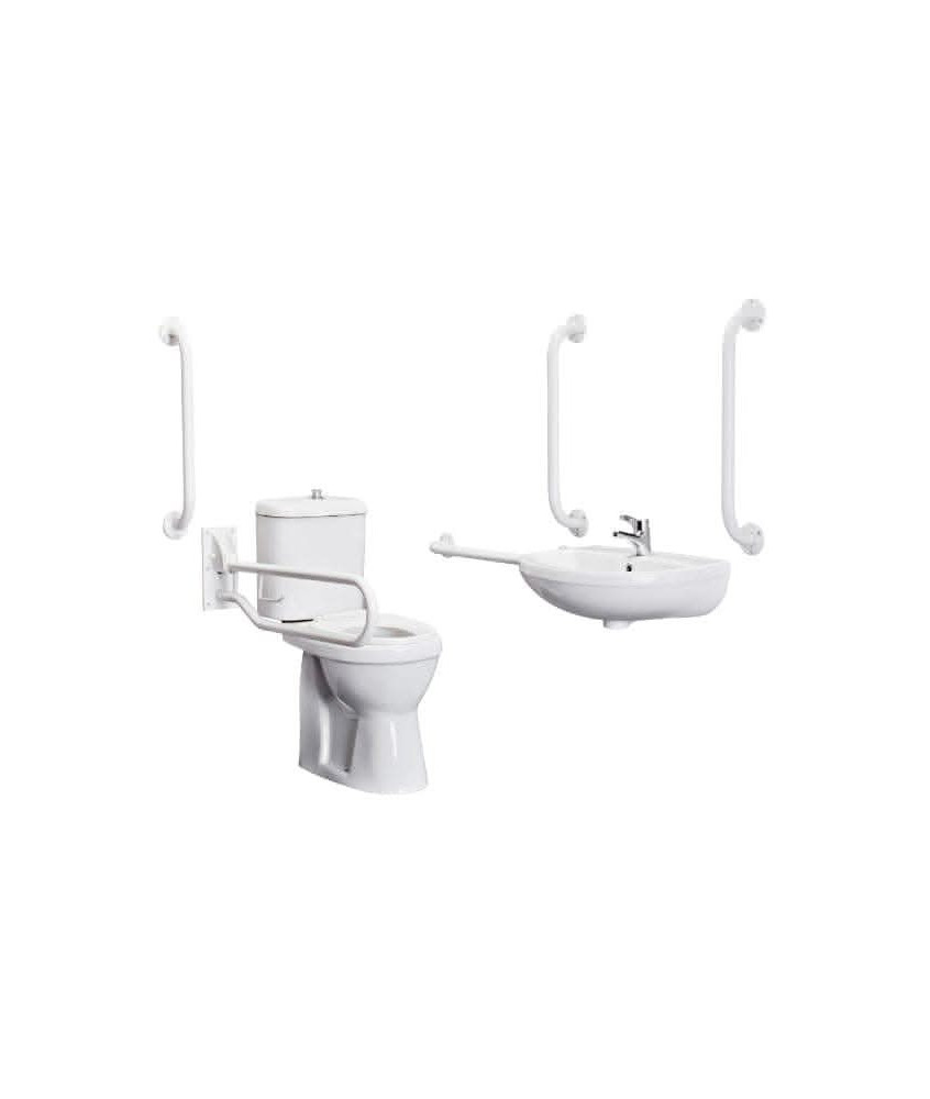 Nuie Doc M Pack Including WC & Basin with Grab rails