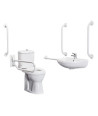 Nuie Doc M Pack Including WC & Basin with Grab rails