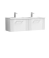 1200 W/H 2-Drawer Vanity & Double Basin