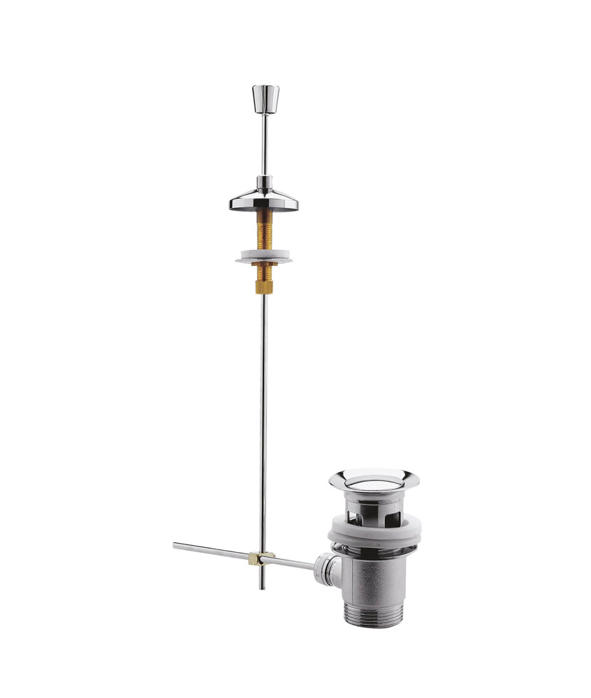Nuie Slotted Pop Up Basin Waste - Chrome