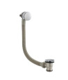 Nuie Freeflow Round Bath Filler Waste And Overflow - Chrome