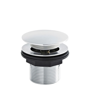 Nuie Push Button Bath Waste - Chrome