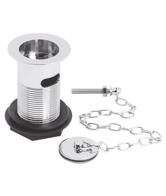 Nuie Plug And Chain Basin Waste - Chrome