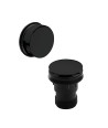 Nuie Click Clack Bath Waste With Easyclean Removable Grid - Matt Black