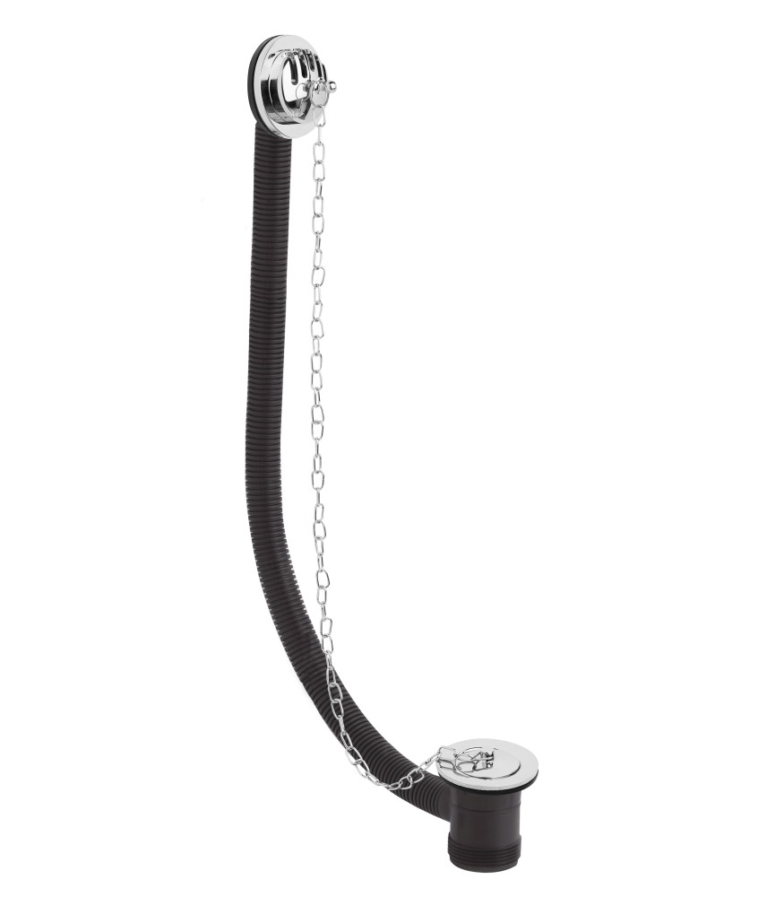 Nuie Classic Concealed Bath Waste & Overflow- Chrome