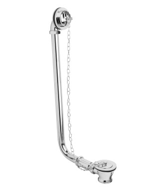 Nuie Classic Exposed Bath Waste & Overflow- Chrome
