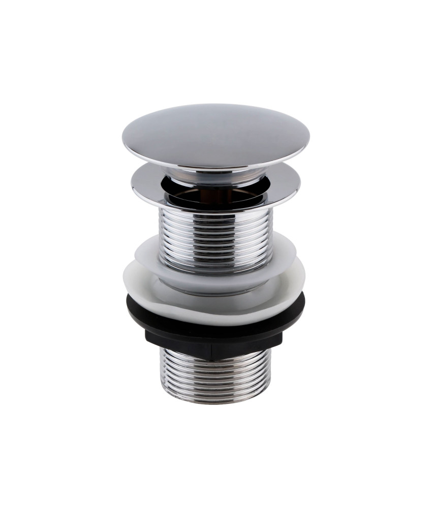Nuie Unslotted Basin Push Button Waste