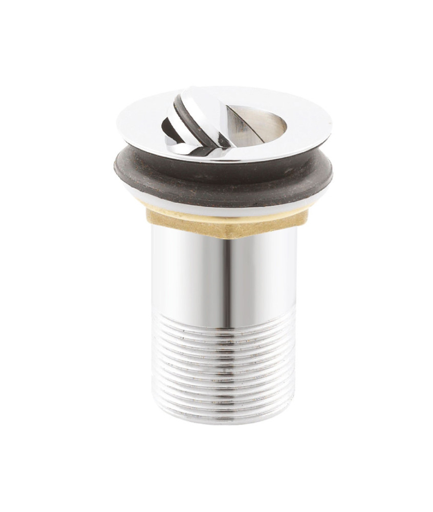 Nuie Flip Top Unslotted Basin Waste - Chrome