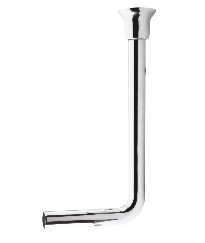 Nuie Low Level Flush Pipe Pack - Chrome